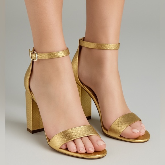 2438- Sam Edelman Yaro Sandals – Gold Color – Size 9.5M – NWT - Picture 1 of 10